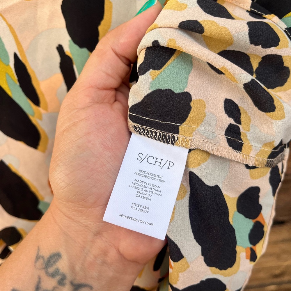 CABI | Multicolor Abstract Print Tank Top S - Picture 4 of 4